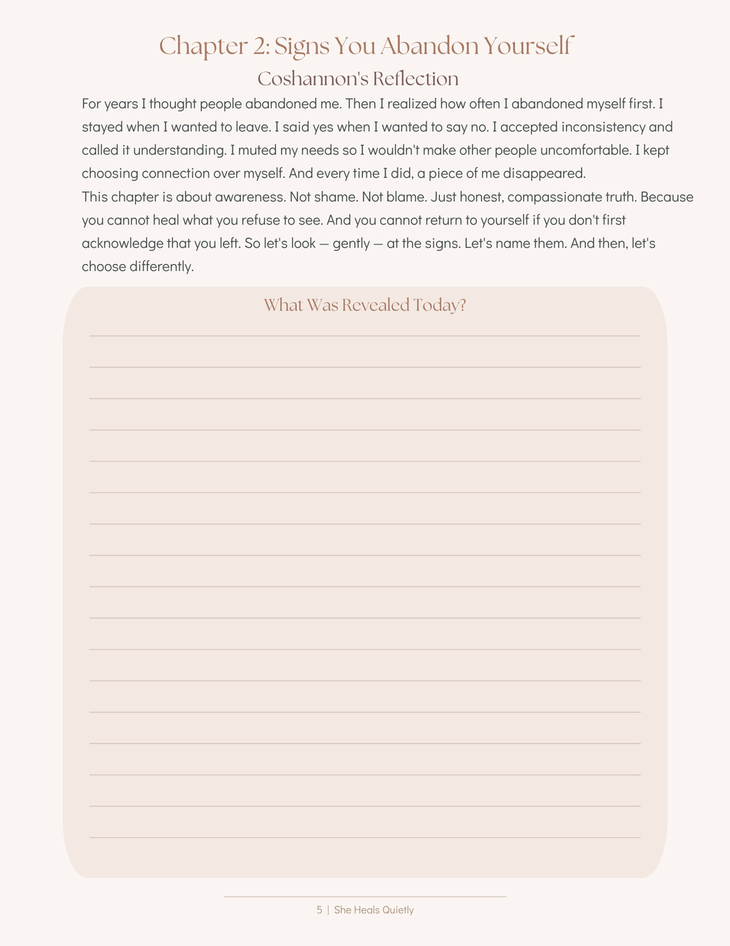 Stop Abandoning HER: A Guided Journey Back to Self — eBook